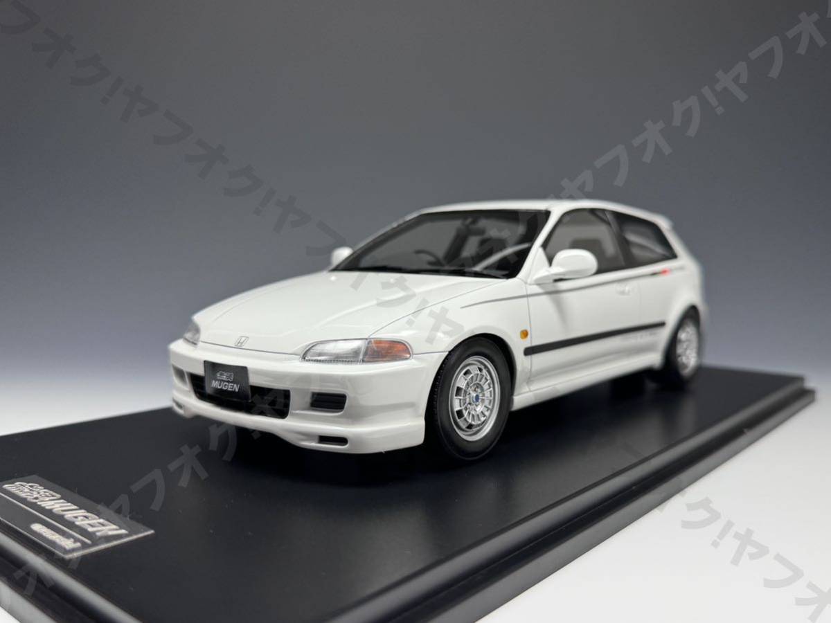 【込】ワンモデル 1/18 ホンダ シビック EG6 無限 チャンピオンシップ ホワイト Honda Civic MUGEN Onemodel 17C02-01_画像2