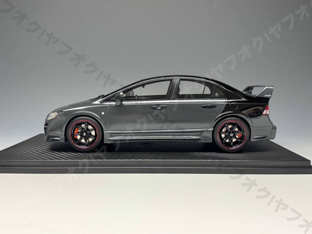 【込】ワンモデル 1/18 ホンダ シビック FD2 無限 RR コンセプト カーボン ブラック Honda Civic MUGEN Concept Onemodel 20D01-01_画像1