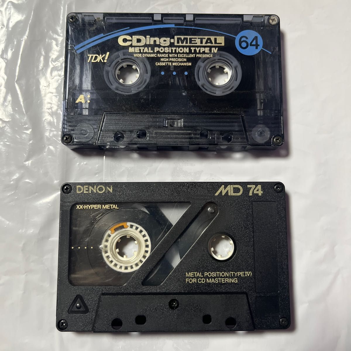 最上級METALカセットテープ　使用済中古品１０本　ケース付き　希少なメタルテープ