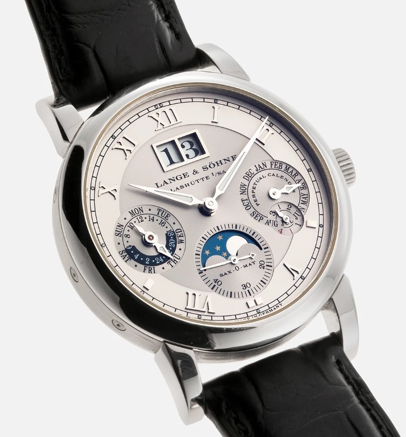 *A.LANGE & SOHNE*A. Lange&Sohne Lange matic Perpetual 310.025 платина высший класс наручные часы редкий прекрасный товар!! трудно найти!!