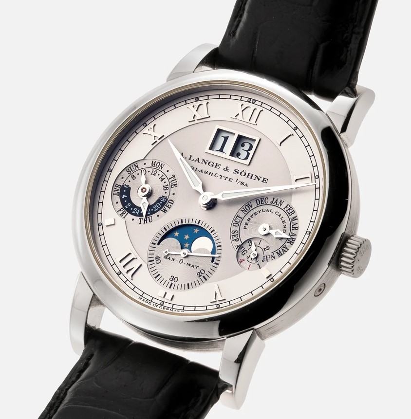 *A.LANGE & SOHNE*A. Lange&Sohne Lange matic Perpetual 310.025 платина высший класс наручные часы редкий прекрасный товар!! трудно найти!!