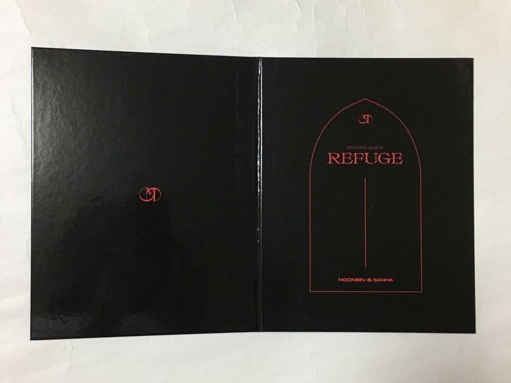 送料込み　MOONBIN　＆　SANHA　CD　2ND MINI ALBUM　☆REFUGE☆　5曲　韓国盤　ムンビン　サナ　ASTRO　K-POP_画像3