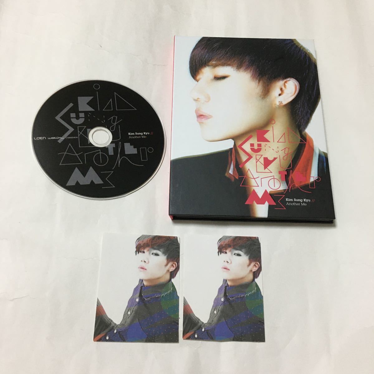 送料込み　Kim Sung Kyu　ソンギュ　CD　ステッカー2枚　1stミニアルバム　☆Another Me☆　6曲＋　韓国盤　Infinite　K-POP_画像1