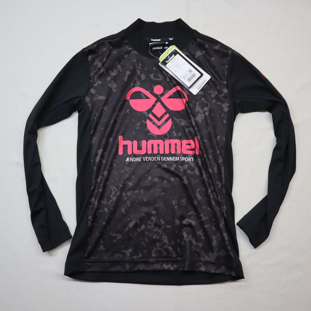 ヒュンメル hummel ジュニア サッカー/フットサル 長袖シャツ プリアモーレL/Sプラクティスシャツ HJP7126 （ブラック）ジュニア130_画像1