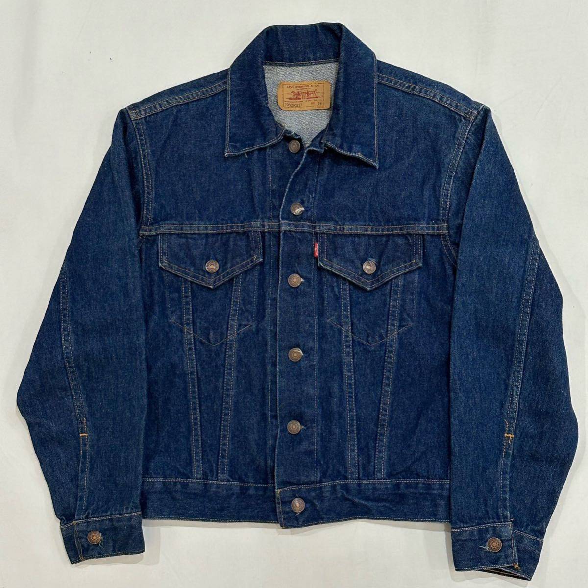 90s 95年 USA製Levi's 70505-0217(36)4th 刻印715リーバイス Gジャンデニム ジャケット ビンテージ 3rd