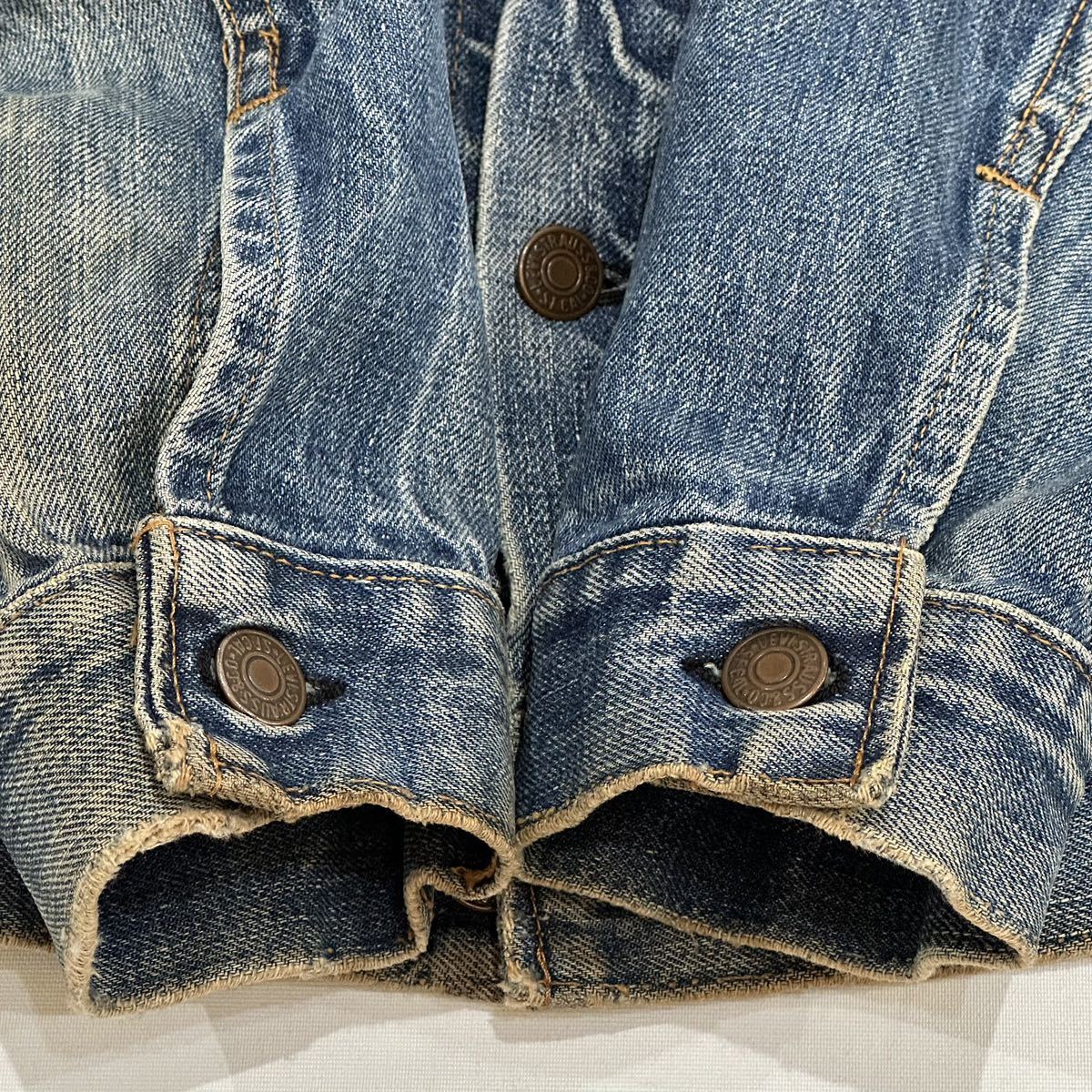 70s Vintage Levi's bigE 70505-0217 4thリーバイス Gジャン デニム ジャケット ビンテージ 3rd_画像6