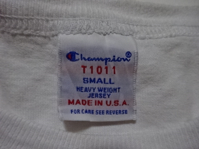 ●Champion チャンピオン 半袖Tシャツ T1011 Sサイズ MADE IN U.S.A●1001●_画像2