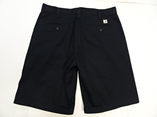 ●Carhartt カーハート ハーフパンツ W34 黒 ●1011●_画像3