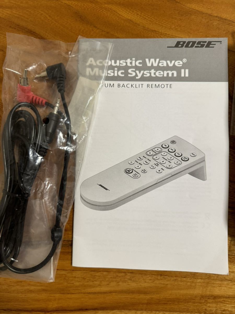 即決 BOSE ACOUSTIC WAVE MUSIC SYSTEM II 用 PREMIUM BACKLIT REMOTE プレミアムリモコン_画像3