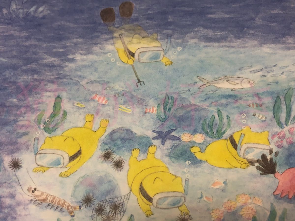 ノラネコぐんだん】おすしやさん 複製原画 工藤ノリコさん直筆 ノラネコぐんだん】おすしやさん 複製原画 工藤ノリコさん直筆