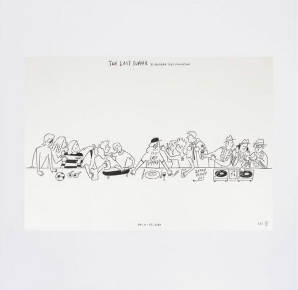 新品 送料無料 長場雄 The Last Supper ポスター 最後の晩餐 YU NAGABA の画像1