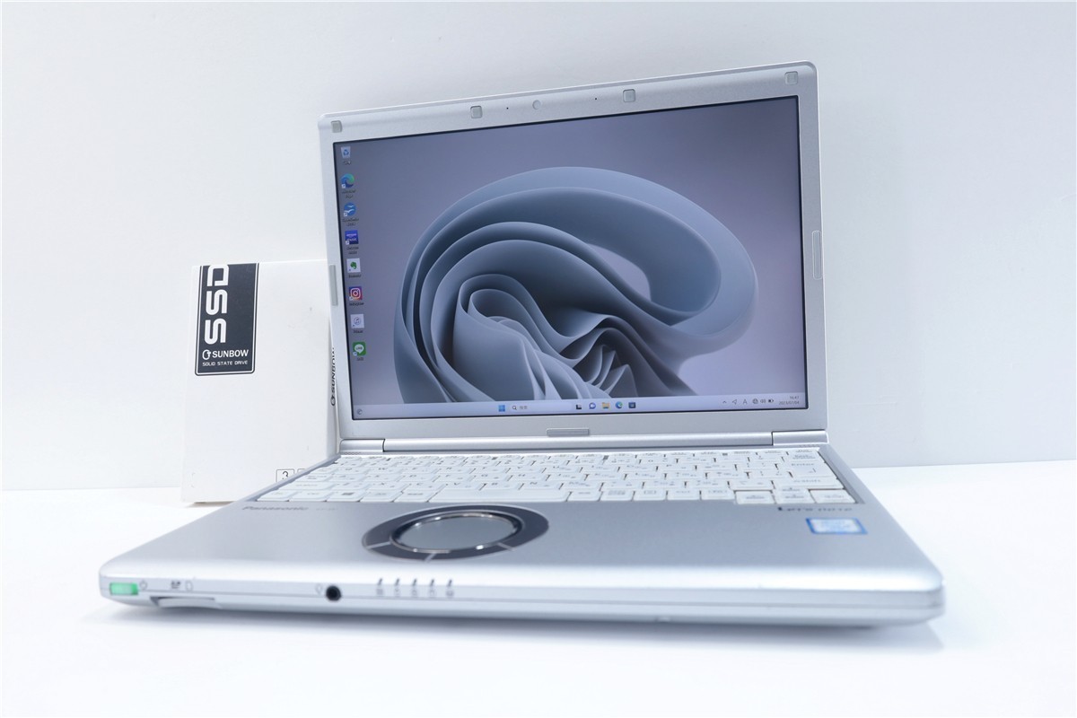 10月12日OS新規 Panasonic Let's note CF SV7 八世代 Core i5 8350U メモリ8GB SSD256GB Bluetooth ノードパソコン Windows11 11970 2