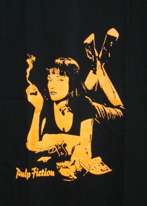 【送料無料】M/2★新品パルプフィクション【Pulp Fiction】プリントＴシャツ★ユマ・サーマン_画像2