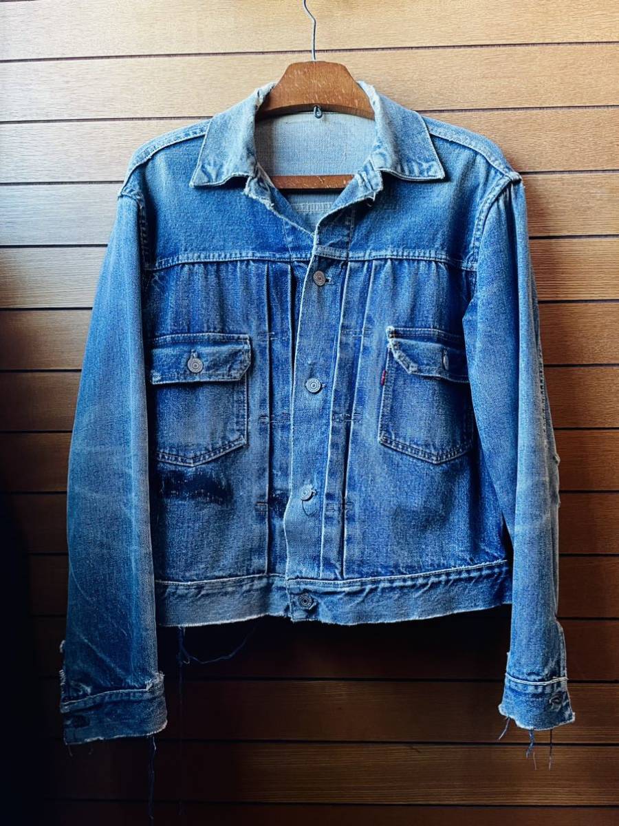 激レア オリジナル Levi's 507xx 2nd デニムジャケット gジャンビッグE ヴィンテージ ビンテージ セカンド 38 40 リーバイス 506 557 NIGO_画像1