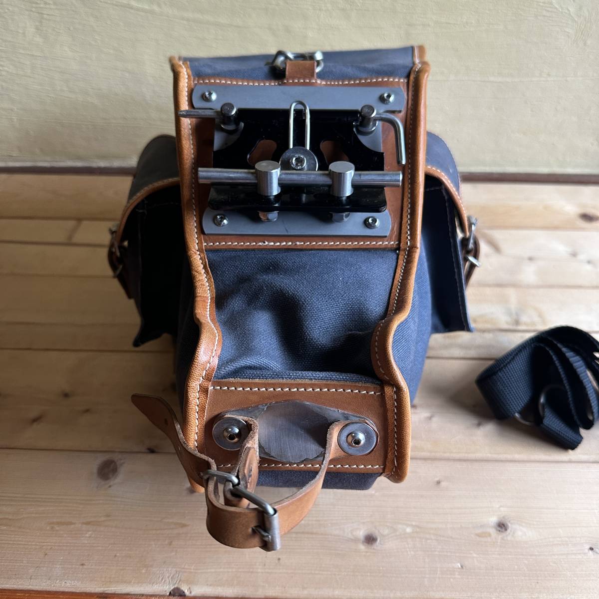 Gilles BERTHOUD 特大Saddle Bag USED  小旅 ツーリング キャンピング ランドナー ジルベルソー の画像10