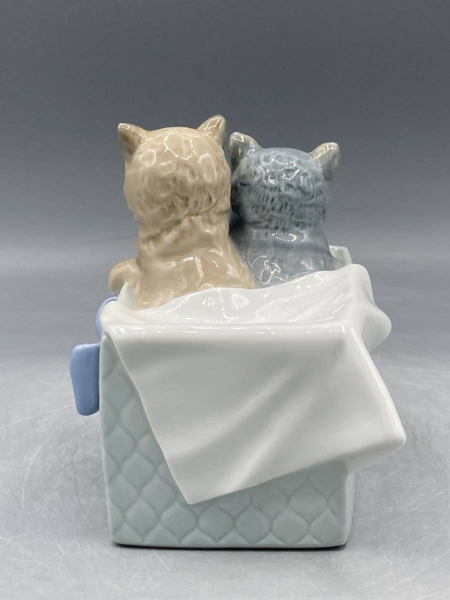 国内発送 リヤドロ ナオ 猫 置物 フィギュリン 陶器 陶器人形 (73-60-740)_画像4