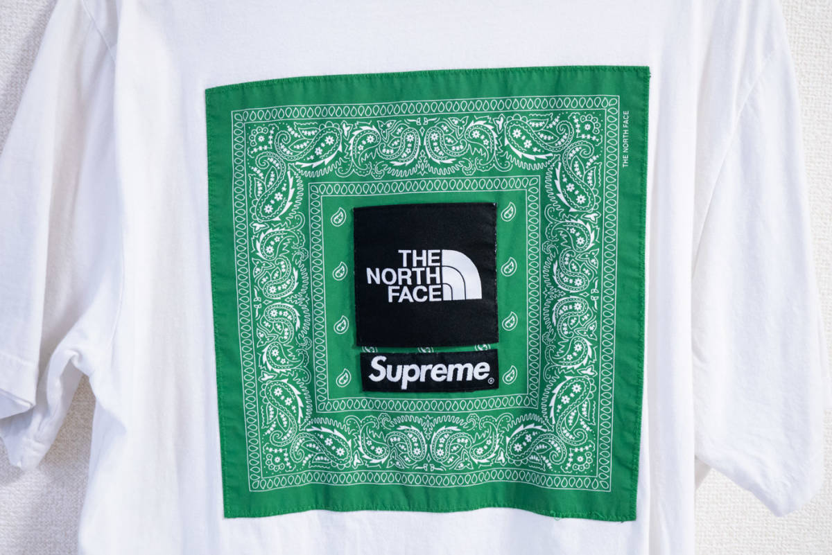 SUPREME The North Face Bandana Tee White USサイズM｜PayPayフリマ