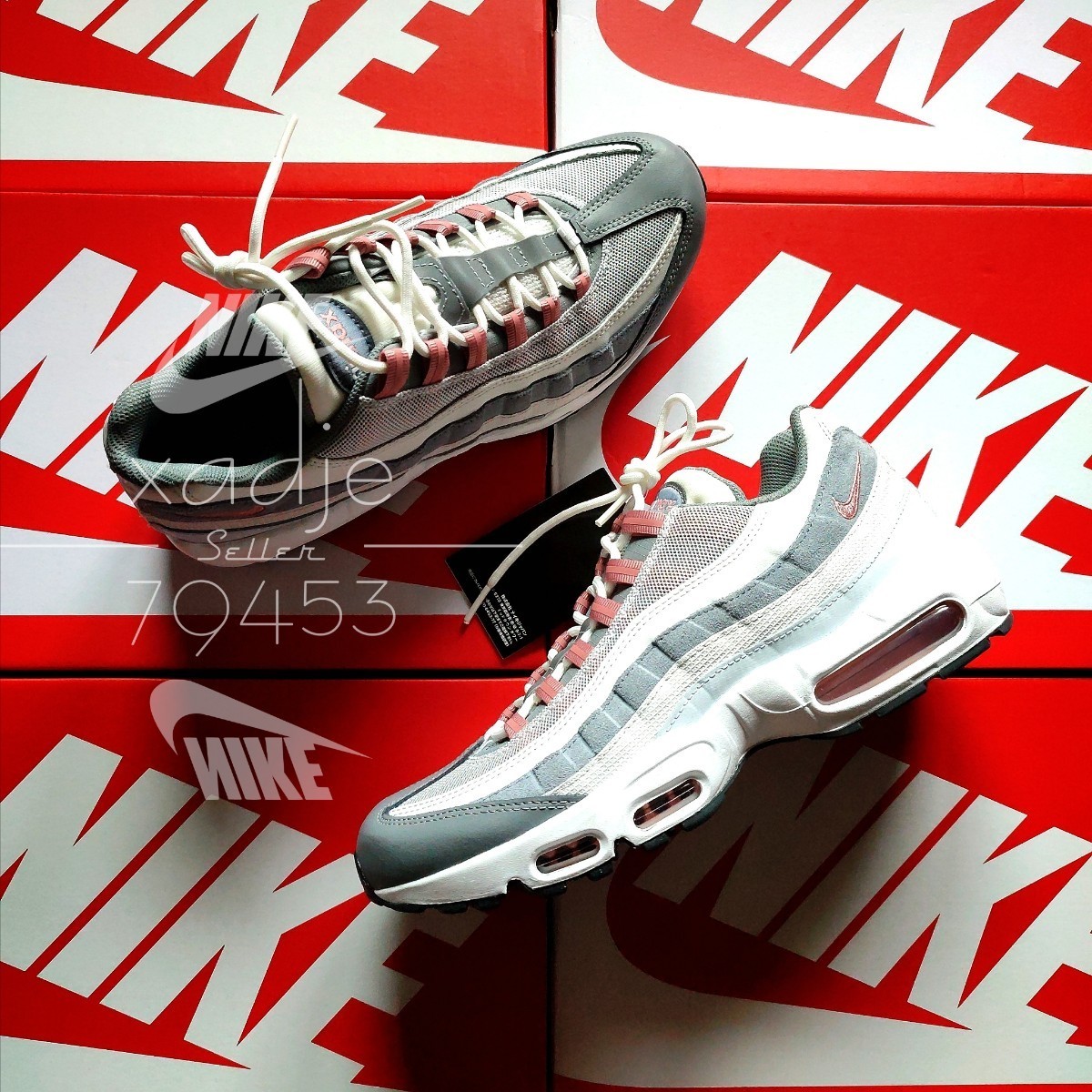 新品 正規品 NIKE ナイキ AIR MAX 95 エアマックス 95 灰 グレー グラデ 28.5cm US10.5 箱付き_画像1