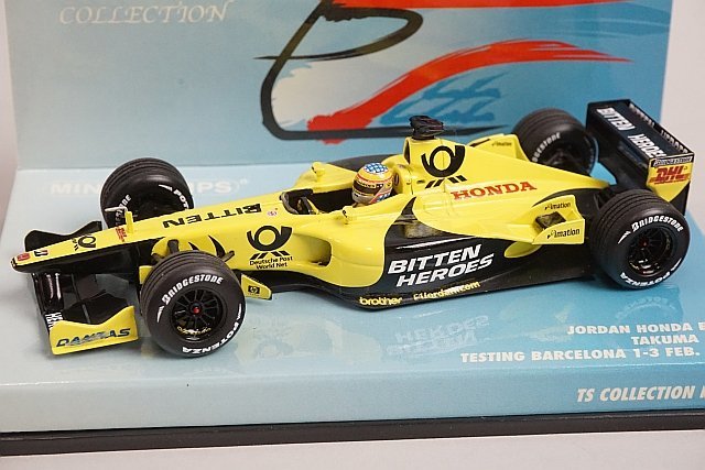 PMA ミニチャンプス 1/43 Jordan Honda ジョーダンホンダ EJ11 佐藤琢磨 バルセロナテスト 2002 TSコレクション 518024399_画像1