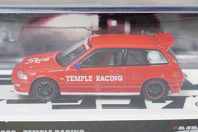 INNO イノモデル 1/64 HONDA ホンダ シビック EF9 テンプル レーシング 大阪オートメッセ 2020 限定 IN64-EF9-0AM20_画像1