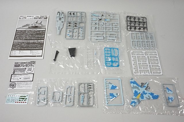 ★ TOMYTEC トミーテック 1/144 技MIX 航空機シリーズ 航空自衛隊/BKC Su-27M 仮想空自仕様/ロシア空軍 彩色済み プラモデル AC602_画像3