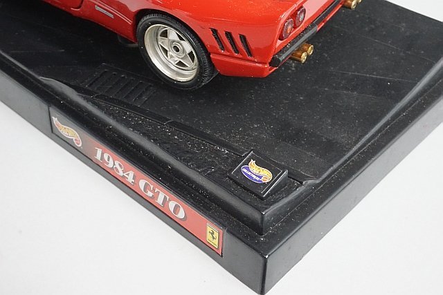 Hot Wheels ホットウィール 1/18 Ferrari フェラーリ GTO 1984 レッド ※ジャンク品 外箱欠品 25731_画像9