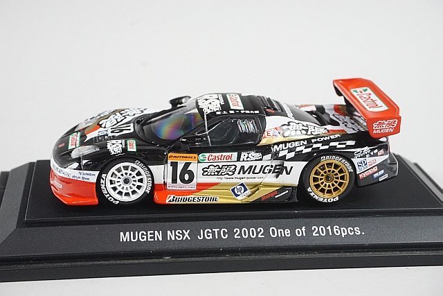 EBBRO エブロ 1/43 Honda ホンダ MUGEN 無限 NSX JGTC 2002 #16 ブラック 43330_画像1