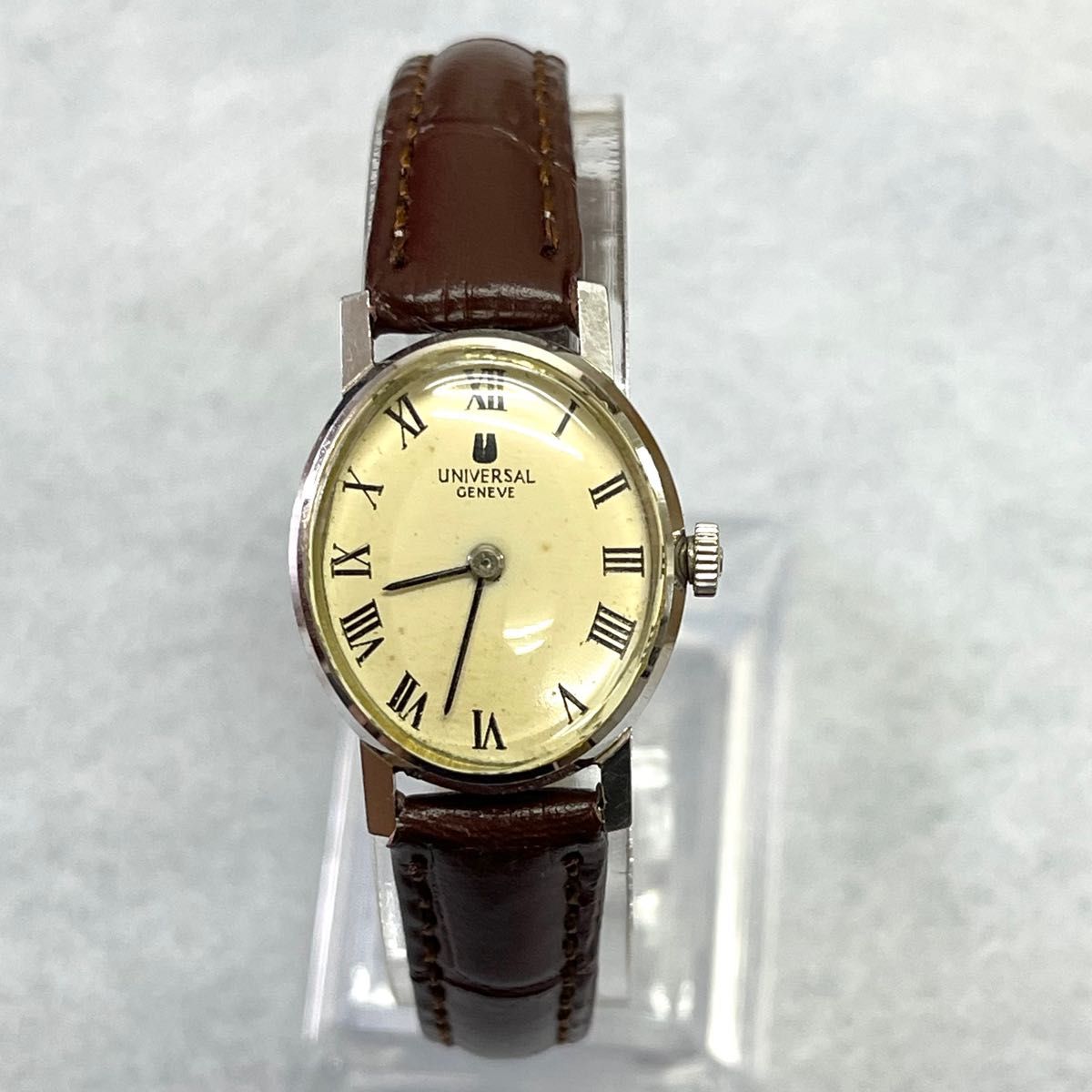 稼働 UNIVERSAL GENEVE 18k 金無垢 腕時計 レディース 手巻き 稼働 UNIVERSAL GENEVE 18k 金無垢 腕時計 レディース 手巻き