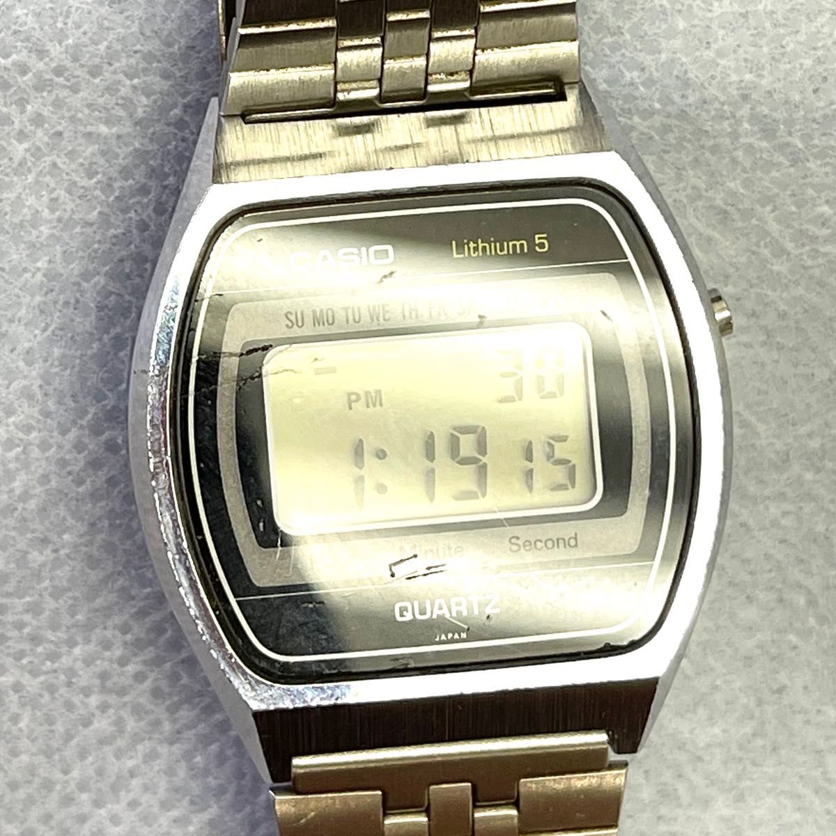 稼働 CASIO ヴィンテージ デジタル時計 メンズウォッチ 重厚 稼働 CASIO ヴィンテージ デジタル時計 メンズウォッチ 重厚