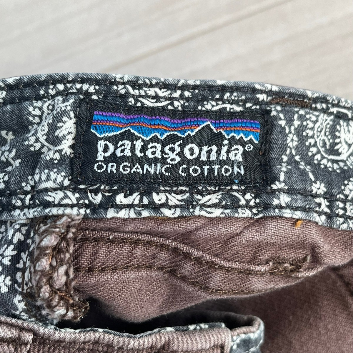 Patagonia パタゴニア ストレートデニムパンツ ジーパン ジーンズ ボトムス レディース ブラウン　w24　カーゴパンツアウトドア_画像5