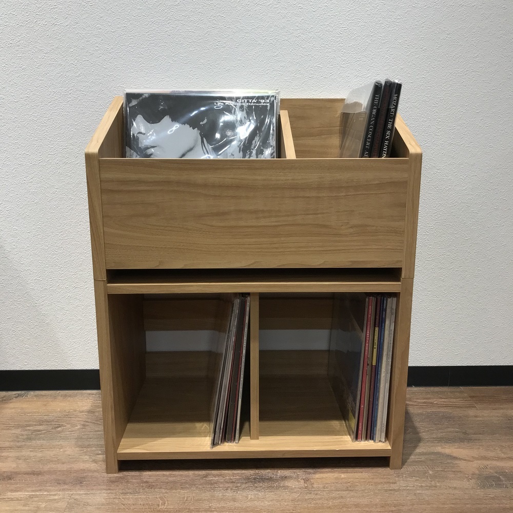 注目の TOP × REGULAR 2段 スタッキングラック / レコードラック