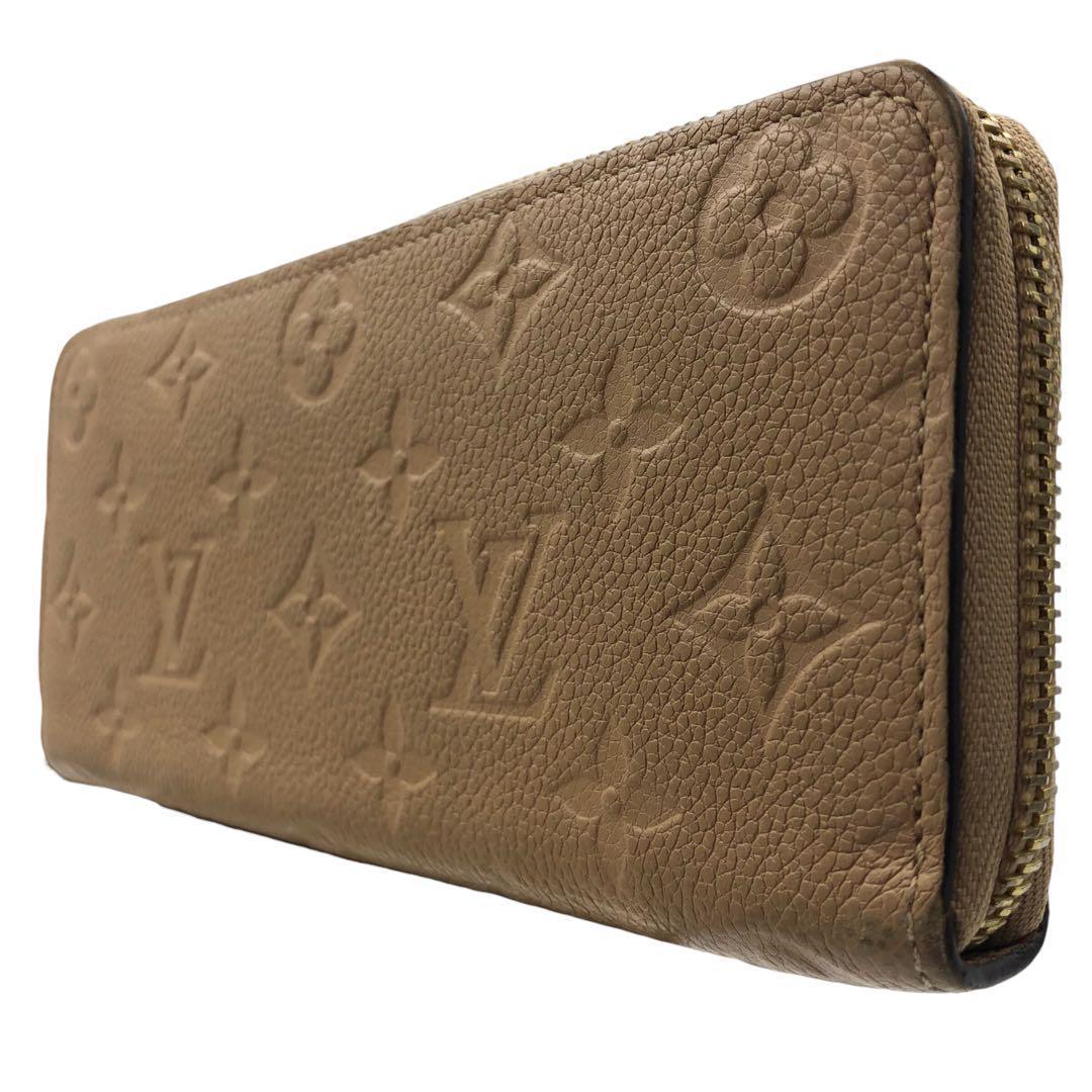 1円 極美品 LOUIS VUITTON ルイヴィトン M69034 長財布 ジッピーウォレット ラウンドファスナー モノグラム アンプラント トゥルトレール_画像1