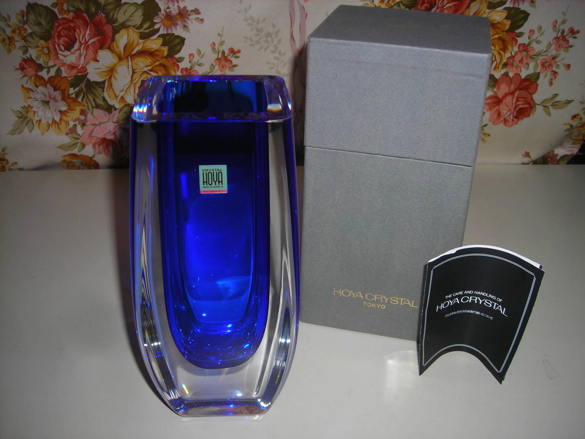 適切な価格 CRYSTAL 10☆HOYA R5 ホヤクリスタル 四角 フラワーベース