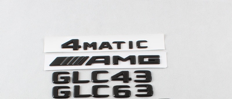 ベンツAMG GLＣ43 GLＣ63 AMG 4MATIC グロスブラック エンブレムの画像1