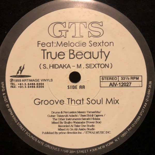 GTS / Higher & Higher (Anthony Acid-Higher Up Lift Mix) / True Beauty (Groove That Soul Mix)_画像2