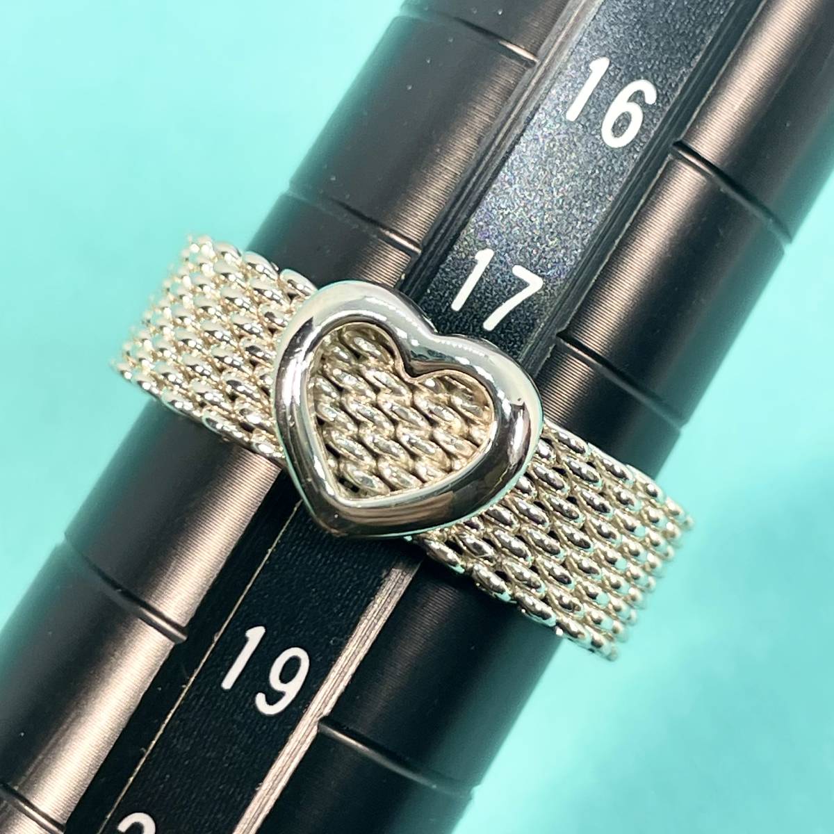 廃盤】ティファニー TIFFANY&Co サマセット ハート メッシュ 廃盤】ティファニー TIFFANY&Co サマセット ハート メッシュ