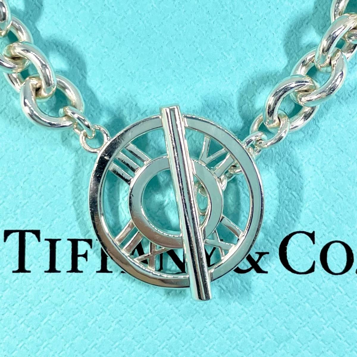 ティファニー アトラス トグル チョーカー ネックレス Tiffany ラージ シルバー トグル ヴィンテージ ★489