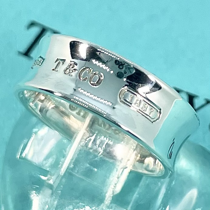 公式店舗 TIFFANY&Co. ティファニー 美品.5号 シルバー