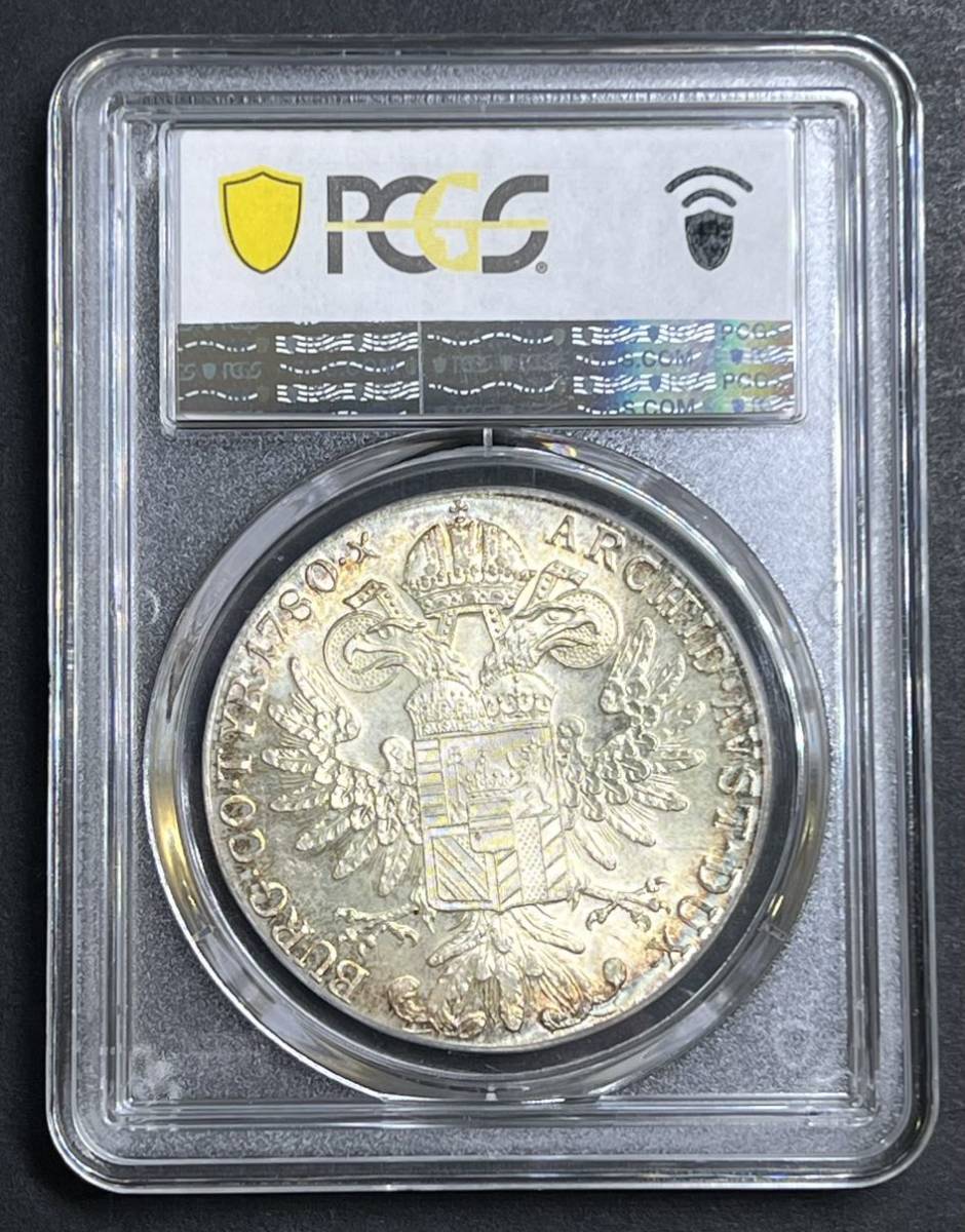 外国銀貨 オーストリア銀貨 1780年 マリアテレジア ターラー銀貨 pcgs