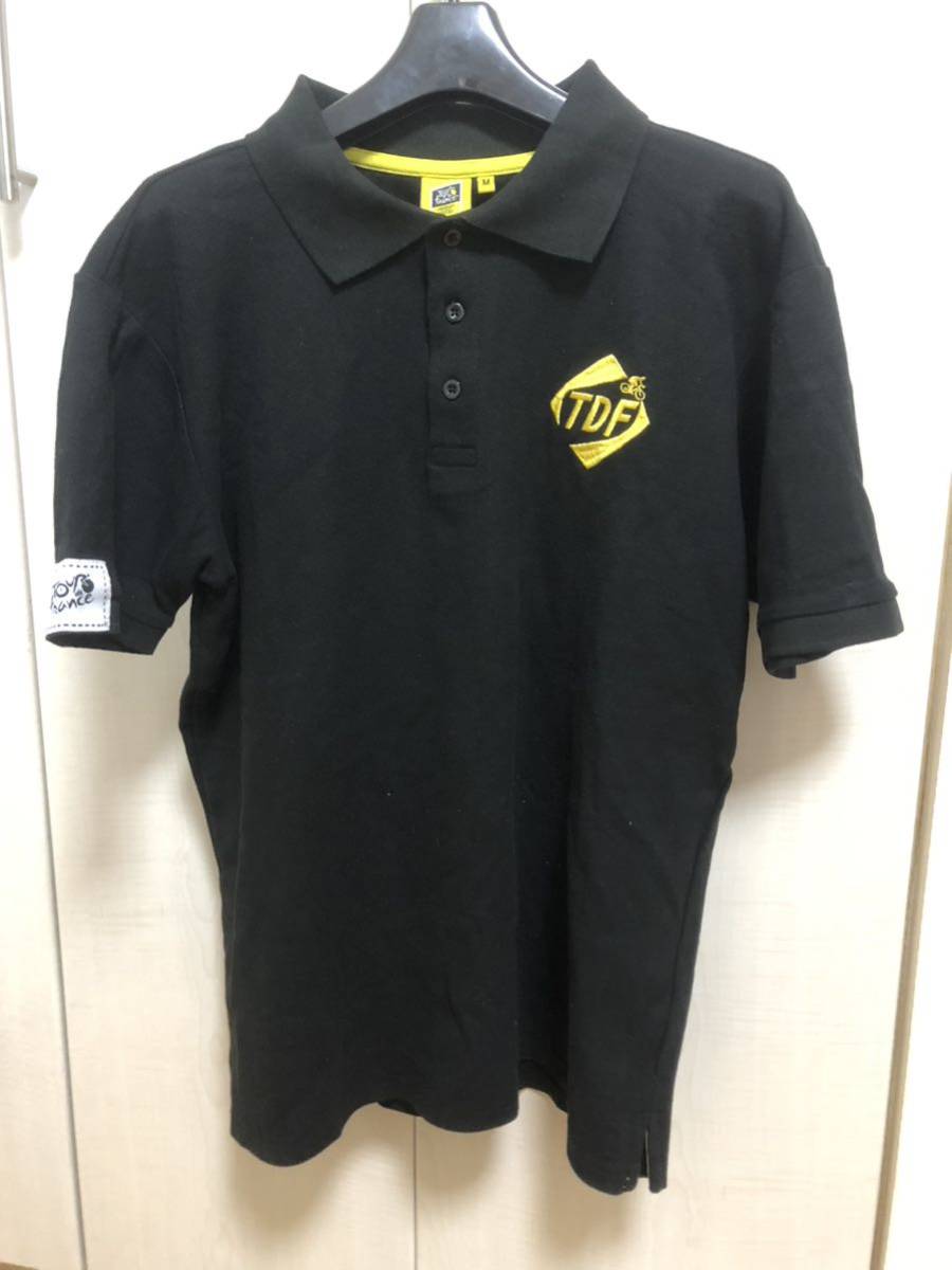 TOUR DE FRANCE polo-shirt with short sleeves TDF tool do France official product size M( Japan size M~L degree )