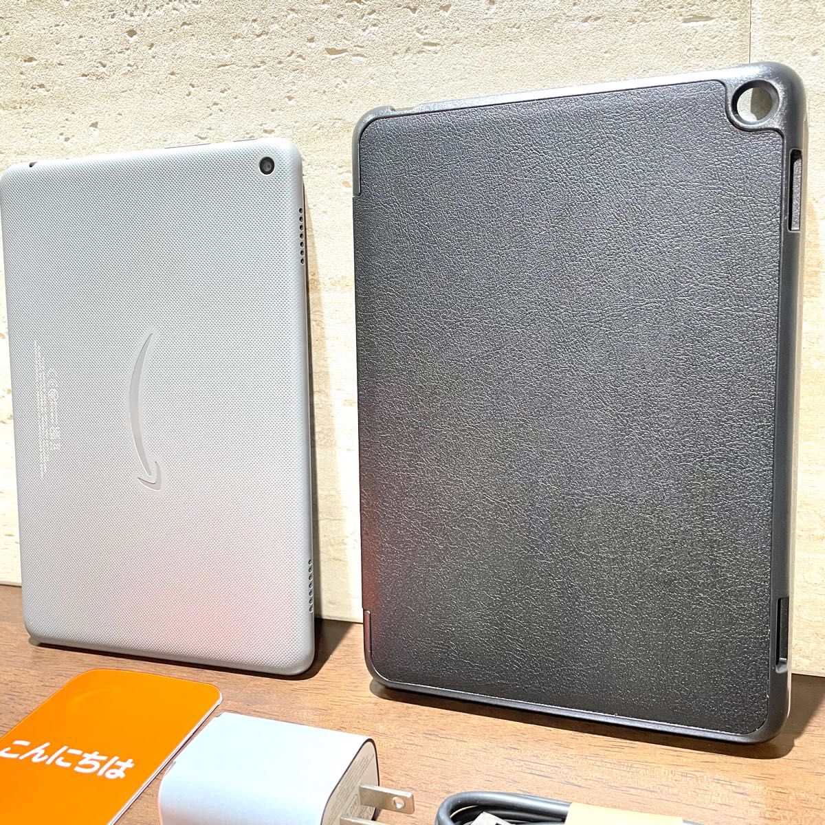 Amazon fire HD 8 PLUS 64GB 最新版 第12世代 スレート カバー付き ガラスフィルム付き 中古美品