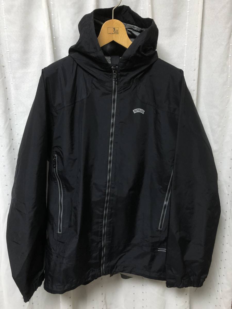 難あり NITRAID HYDROSPEC マウンテンパーカー XL Black ナイトレイド ハイドロスペック ブラック aquq zip ジャケット jkt_画像1