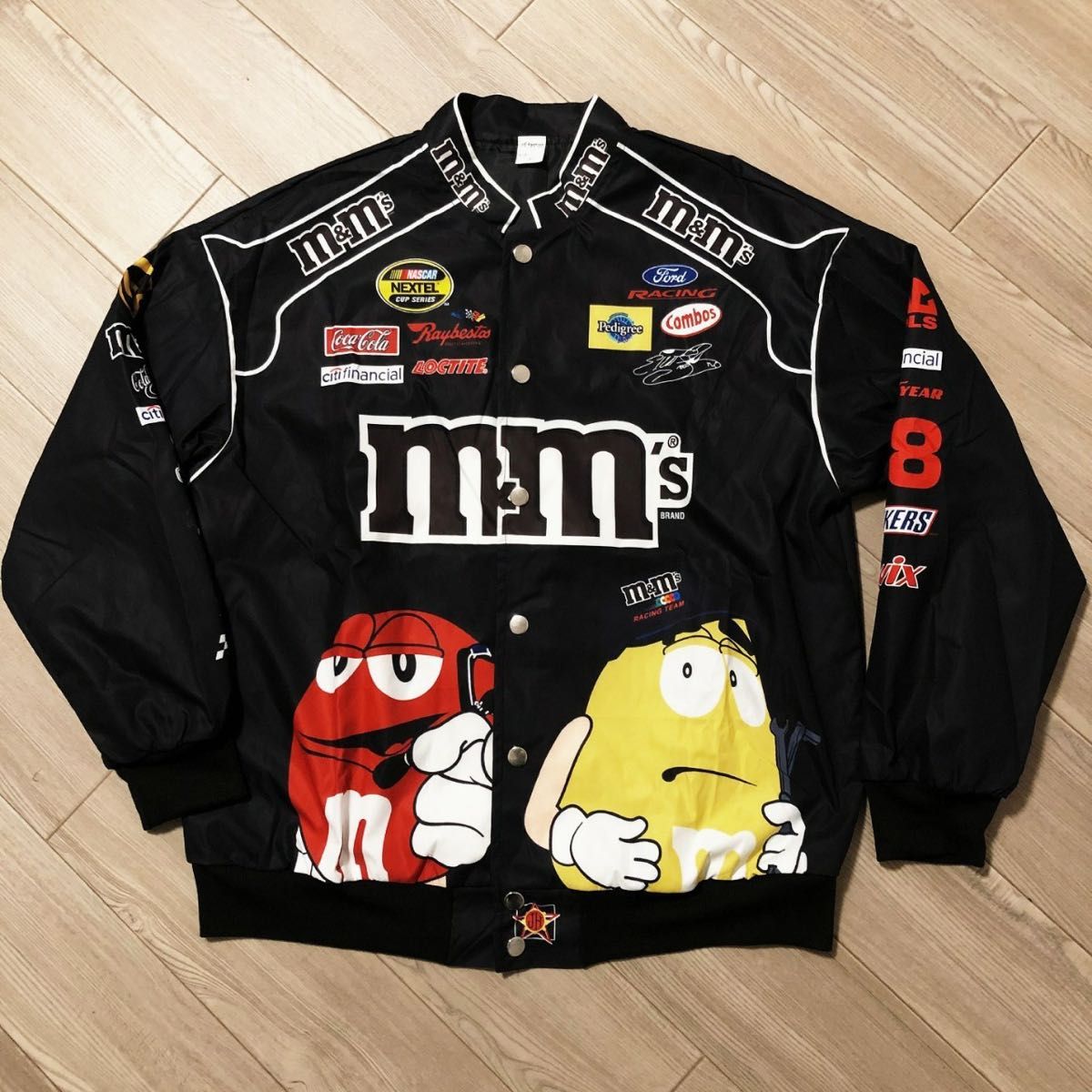 NASCARナスカー/m&m's エムアンドエムズ レーシングジャケット 新品