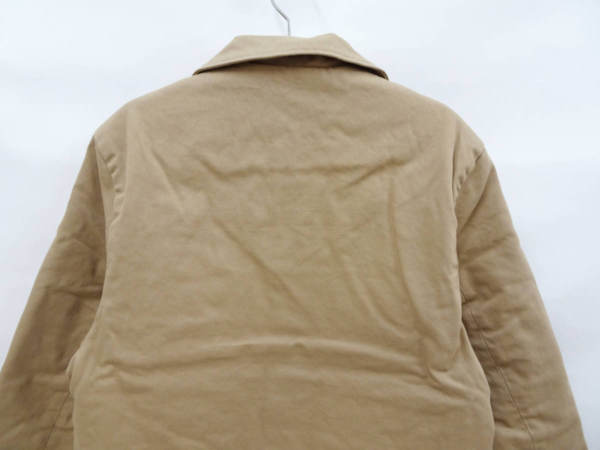 桃太郎ジーンズ ピケ ファティーグジャケット 03-178 ミリタリースタイル ハーフコート ベージュ 42(XL)多少汚れ 50%オフ (半額) 即決 新品