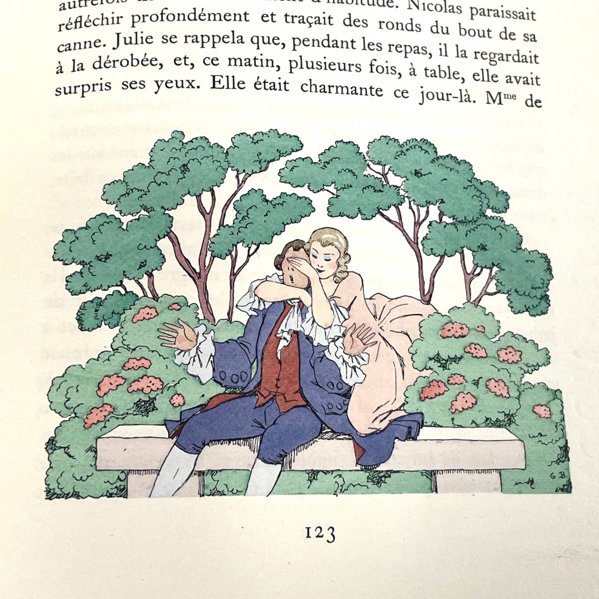 * редкий *[ 2 -слойный. love человек ]La Double Maitresse Georges *ba рубин e. книга с картинками /a-ru декоративный элемент poshowa-ru/1928 год 1000 часть ограничение бесплатная доставка!