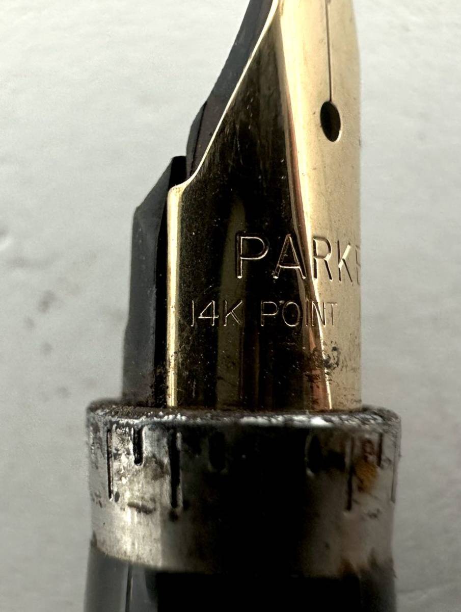 PARKER パーカー 万年筆 ペン先 14K 文房具 筆記用具■兵庫県姫路市から a1-B 23-691の画像6