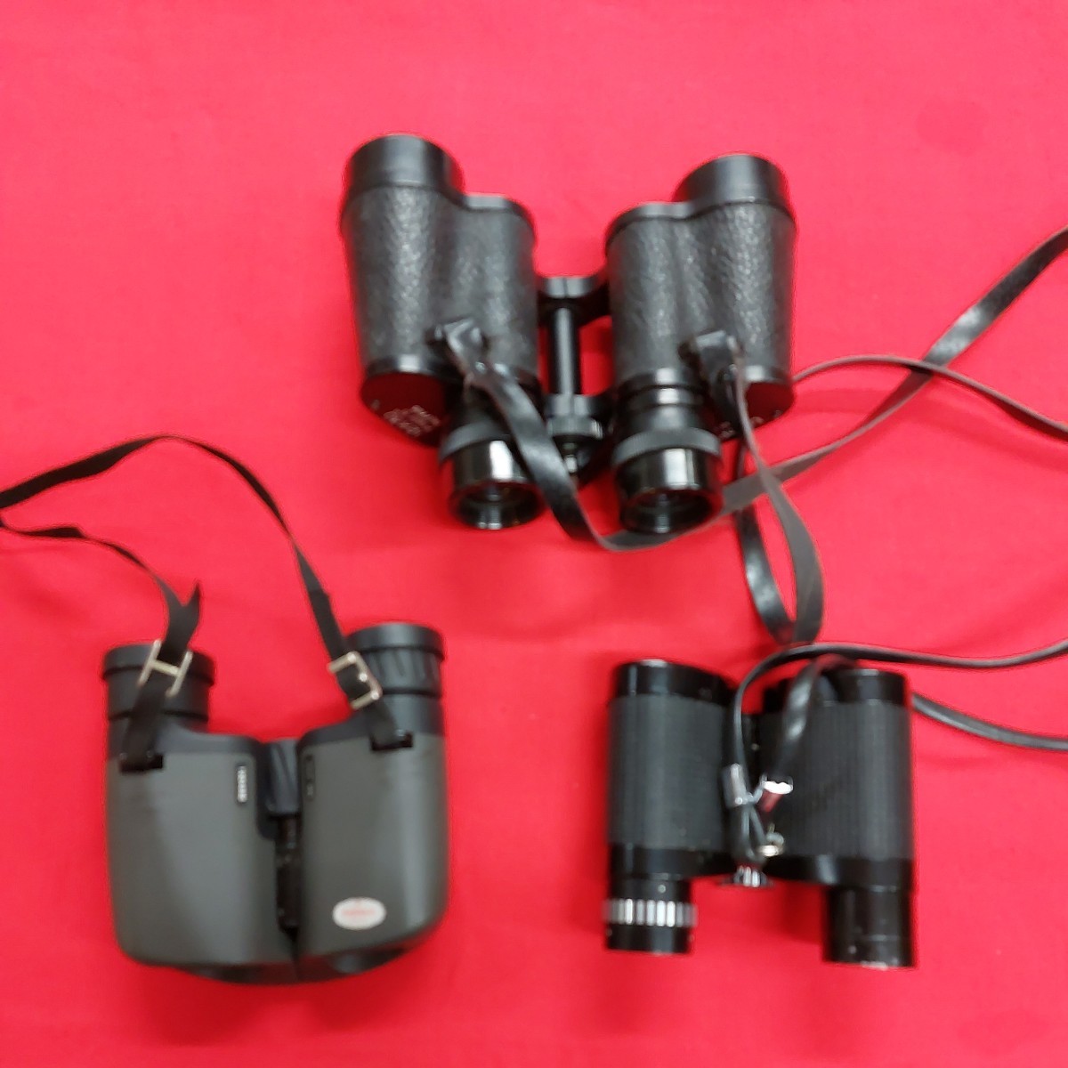MINOLTA8×23COMPACT　Nikon7×21 双眼鏡　UTOPIA12×30 古い保管品 キズ 汚れあり 現状の売り 大きな壊れなし 3台まとめて_画像2