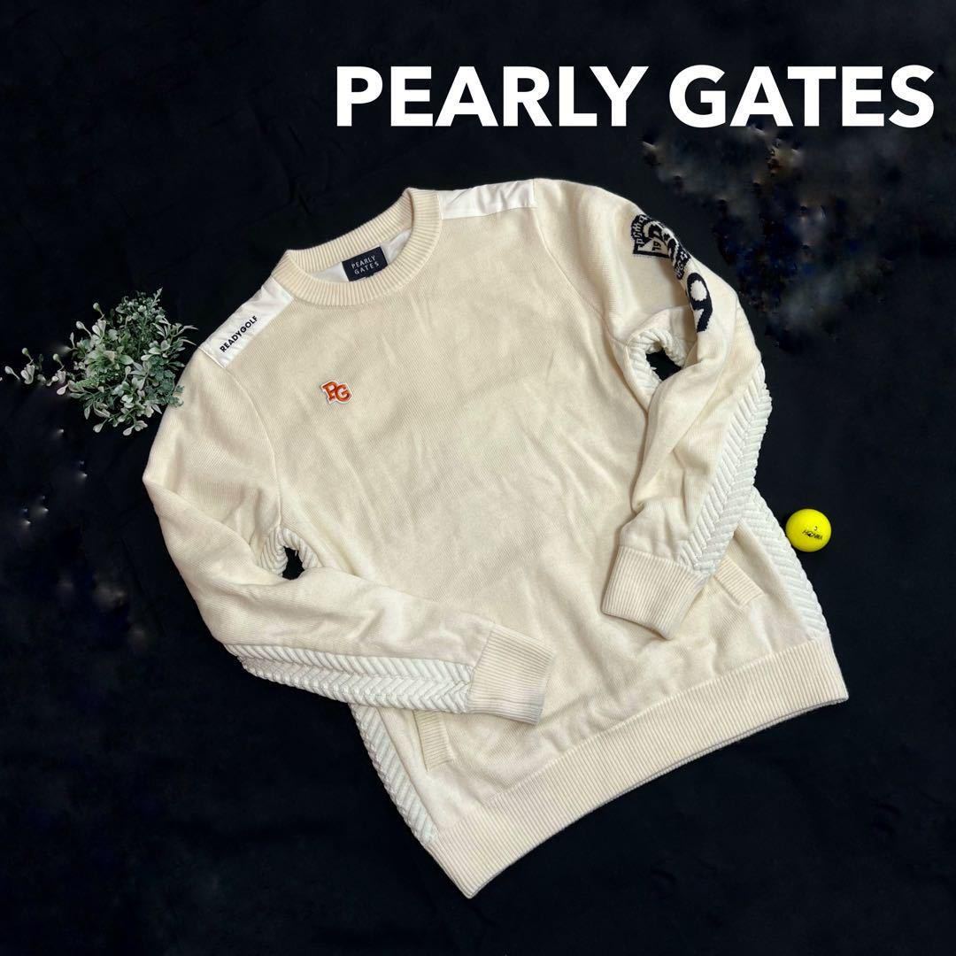 PEARLY GATES パーリーゲイツ 近年モデル　ニット　スニード　セーター　防風　防寒　ゴルフウェア　サイズ5