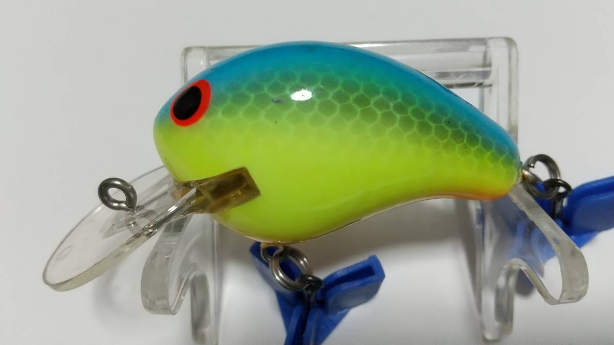 ８　ダイビング キラーB1　グロー 夜光　DIVING Killer 約4.5cm　バグリー　Bagley's　バルサ BALSA CRANK シャロークランク BOX保管未使用_画像1