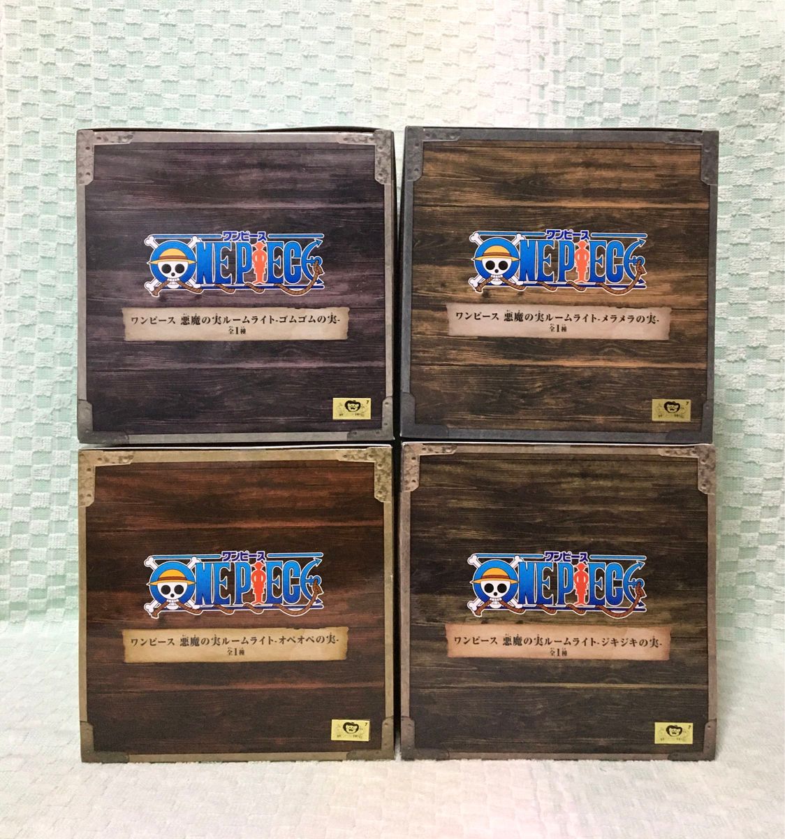 【お値下げ不可】【新品・未開封品】【ワンピース 悪魔の実ルームライト 4種セット】